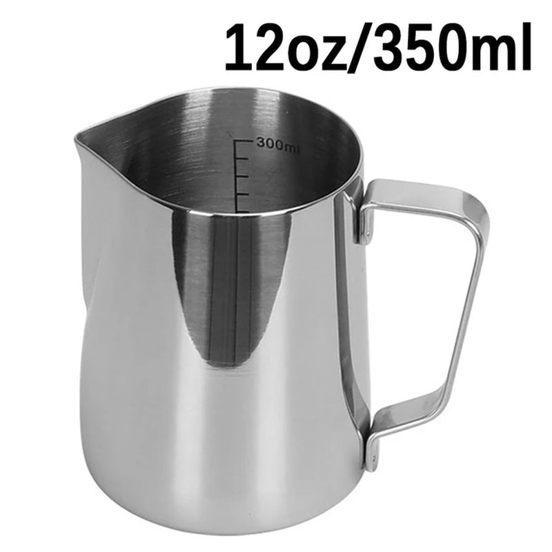 Versatile Stainless Steel Espresso Coffee Milk Frothing Jug